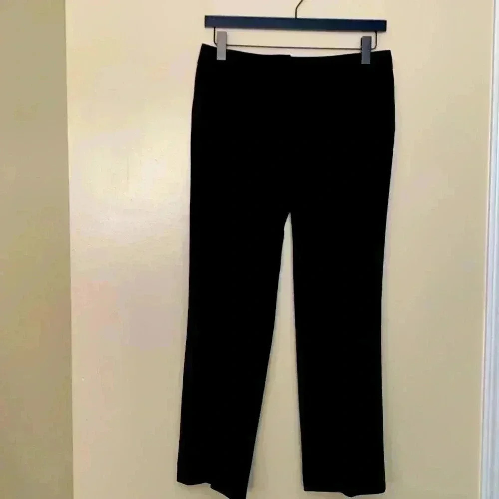 Talbots high rise, signature boot cut black dress pants